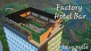 Factory hotel bar | The sims 4 | stop motion build | #NoCC