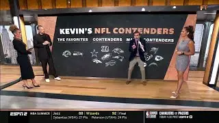 FIRST TAKE | KEVIN'S NFL CONTENDERS: Seahawks, Rams, Bengals, Cowboys, Eagles, Patriots