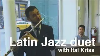 Latin Jazz Piano and Flute duet - NYC Music Pop up