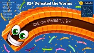 🐍WormsZone.io ❤001 Slither Snake Top01 /Best World Record Snake Epic cacing WormsZoneio#shortsfeed 