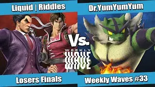 Weekly Wave #33 Losers Finals - Liquid | Riddles (Kazuya, Richter) vs Dr.YumYumYum (Incineroar)