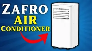 HOW TO SET UP the ZAFRO A5405-8K Portable Air Conditioner (UNBOXING & REVIEW!)