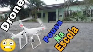 Drone Pousa Na Escola,Juliano Miguel Drone