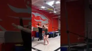 new dismount for her 👏🏻