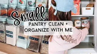 SMALL PANTRY ORGANIZATION | REAL LIFE PANTRY ORGANIZE | ORGANIZE MY PANTRY WITH ME