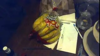 Dole Bananas on my Friend's Table