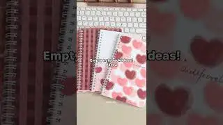 empty notebook ideas part 2 📒 #shorts #trending #journal