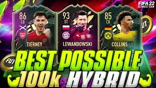 FIFA 22 | BEST POSSIBLE CHEAP OVERPOWERED 100K HYBRID EVER!✅ | 100K META TEAM | FUT 22 SQUAD BUILDER