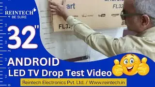 Reintech 32 Inch Android LED TV | Drop Test | Durability Challenge #reintech #androidledtv