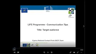 1st Communication Tip: Target audience