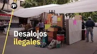 Desalojo ilegal del edificio Trevi en Centro Hist&oacute;rico de CDMX