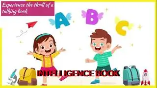 Intelligence Audio Book for Kids|English Alphabet, Letters, Word & Many More Reading Book with Sound