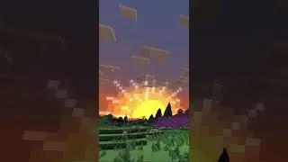 Minecraft sunset #1 #fypシ #sunset  #minecraft #adventuretime #breakfromscrolling #fart #funny