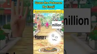 Guess the Pokemon by Emoji Challenge 💥 | POKE L ROHIT | #pokemonshorts #pokemonguruji