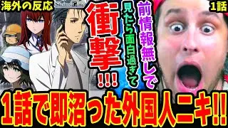 【海外の反応】前情報無しでシュタゲ見た結果1話で即沼るニキ！驚愕の連続&ダルを大好きにww【シュタインズゲート1話】