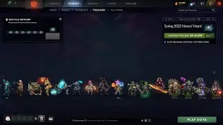 Opening 66 Treasure Spring 2025 Heroes' Hoard Dota 2 so you dont have to