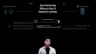 Azure Networking - Different ways To Connect To On-Premises Network #azurenetworking    #azure