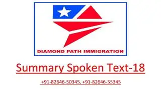 Summary Spoken Text-18