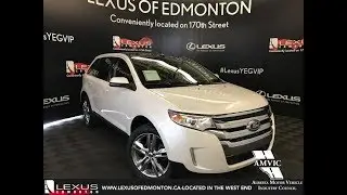 Used White 2013 Ford Edge Limited Walkaround Review Athabasca Alberta