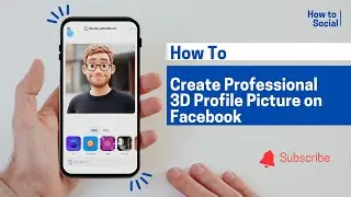 How to Create Professional 3D Profile Picture on Facebook.