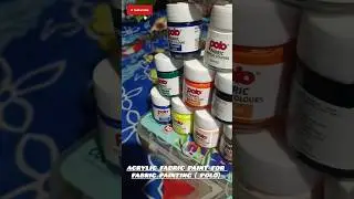 acrylic fabric paint for fabric painting #ytshort #trendy #shorts #vibeswithfojiya