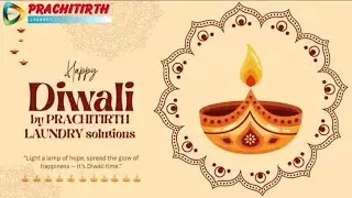 🎆 Happy Diwali 2025! 🌟 - By PRACHITIRTH LAUNDRY PVT.
