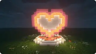 How to build Heart Lava Fountain! [ Girl Builder Pachi ]