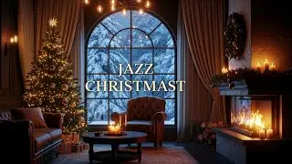 🎄Cozy Christmas Cabin 24/7🔥Instrumental Christmas Music With Fireplace❄️Relaxing Christmas Ambience.