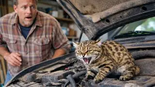 The Smallest Cat in the World Became My Garage Guardian