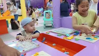 Quốc Bảo (Bé Kutin) trải nghiệm khu vui chơi Happy Kid, Phần 2 - Tập 14