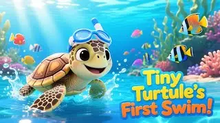 Tiny Turtle&rsquo;s First Swim &ndash; Fun Kids Song & Animated Nursery Rhyme