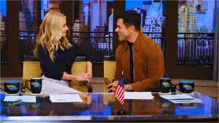Kelly Ripa Blasts Mark Consuelos on 'Live' Over Ageing and Gray Hair