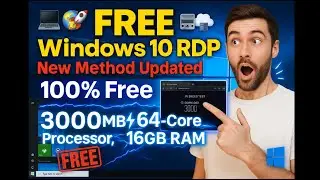 Free RDP 2025 🚀 | 64-Core CPU ⚡ 16GB RAM 💻 3GB/s Internet 🌐 (EnigMano Upgrade) - ShahzaibYT