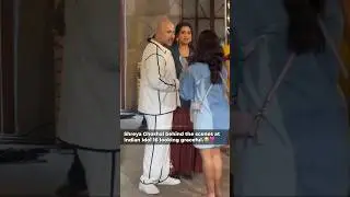 Behind the scenes of Shreya Ghoshal at Indian Idol 16.✨💓 #shreyaghoshal #shorts #indianidol