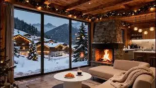 Smooth Winter Jazz Caf&eacute; ❄️ Relaxing Holiday Coffee Shop Music for Study, Work & Calm Focus