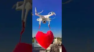 drone with heartshoot❤#droneshoot #droneheart #viralvideo #dronecamera