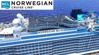 Norwegian Bliss 2018 Top 5, Go Kart Track, Water Slides, Tour of Cool Features