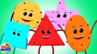 Five Little Shapes, Nursery Rhyme and Preschool Videos for Kids