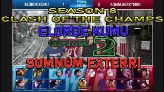 SOMNUM EXTERRI VS ELORDE KUMU (RND 2) TAMBAY LEAGUE SEASON 8 CLASH OF THE CHAMPS GAME#8 2021 0524