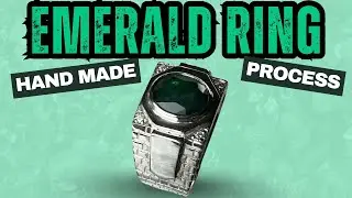 Hand Engraved Emerald Ring | Luxury Artisan Jewelry by Zafa Jewels