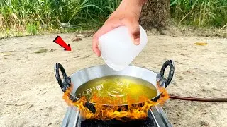 Experiment : Hot Oil vs ice
