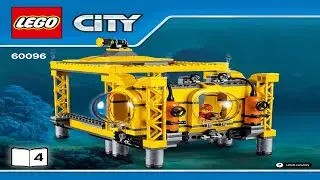 LEGO instructions - City - Deep Sea Explorers - 60096 - Deep Sea Operation Base (Book 4)