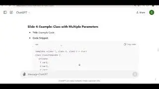 C++ Class Templates With Multiple Parameters