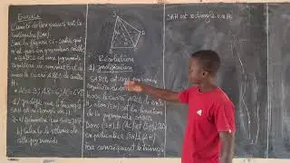 pyramide et cône de révolution: correction du bepc 2002 zone 1-maths-3eme (CÔTE D'IVOIRE) &V8