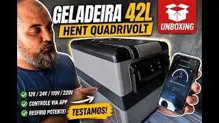 TESTAMOS a Geladeira Automotiva Hent Quadrivolt 42 L -