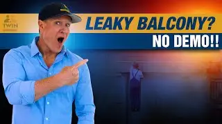 DIY Leaky Balcony Repair - Clear Waterproofing Membrane