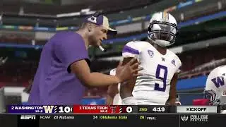 CFP NATIONAL CHAMPIONSHIP | #2 WASHINGTON vs. #1 TEXAS TECH | CFB REVAMPED 25 TTU DYNASTY