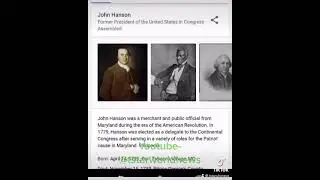 The First President of United States 🇺🇸, was #black John Hanson #e