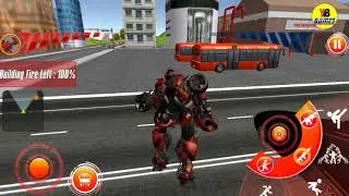 Fire Truck Real Robot Transformation: Robot Wars - Android Gameplay FullHD 60fps