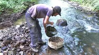 Franzose fischt zuf&auml;llig Edelsteine aus Fluss